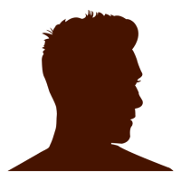 A silhouette of a man (currently used until we are able to secure staff pictures)